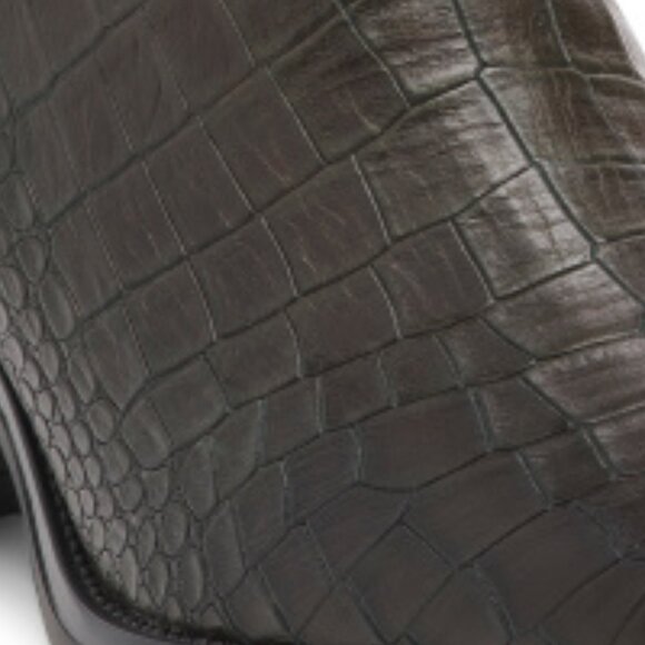 NEW DEI COLLI Leather Heeled Chelsea Booties black for women 663mn - Picture 3 of 3